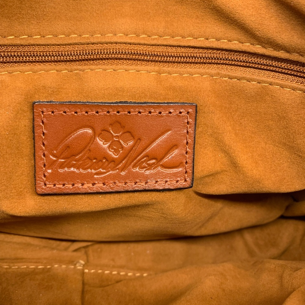 Patricia Nash Tan Floral Leather Enlightened Garden Larone Crossbody Bag - Picture 2 of 10